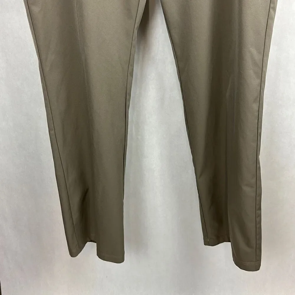 Adidas ClimaCool Golf Athletic Pants Size 36x34 Casual Slacks Tan Khaki Vented